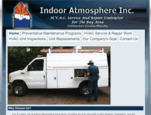 Tablet Screenshot of indooratmosphere.com
